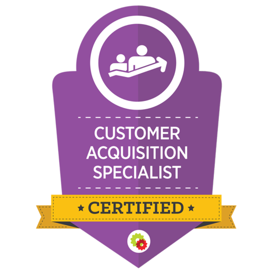 alex khleif certified customer acquisition specialist certification from digital marketer