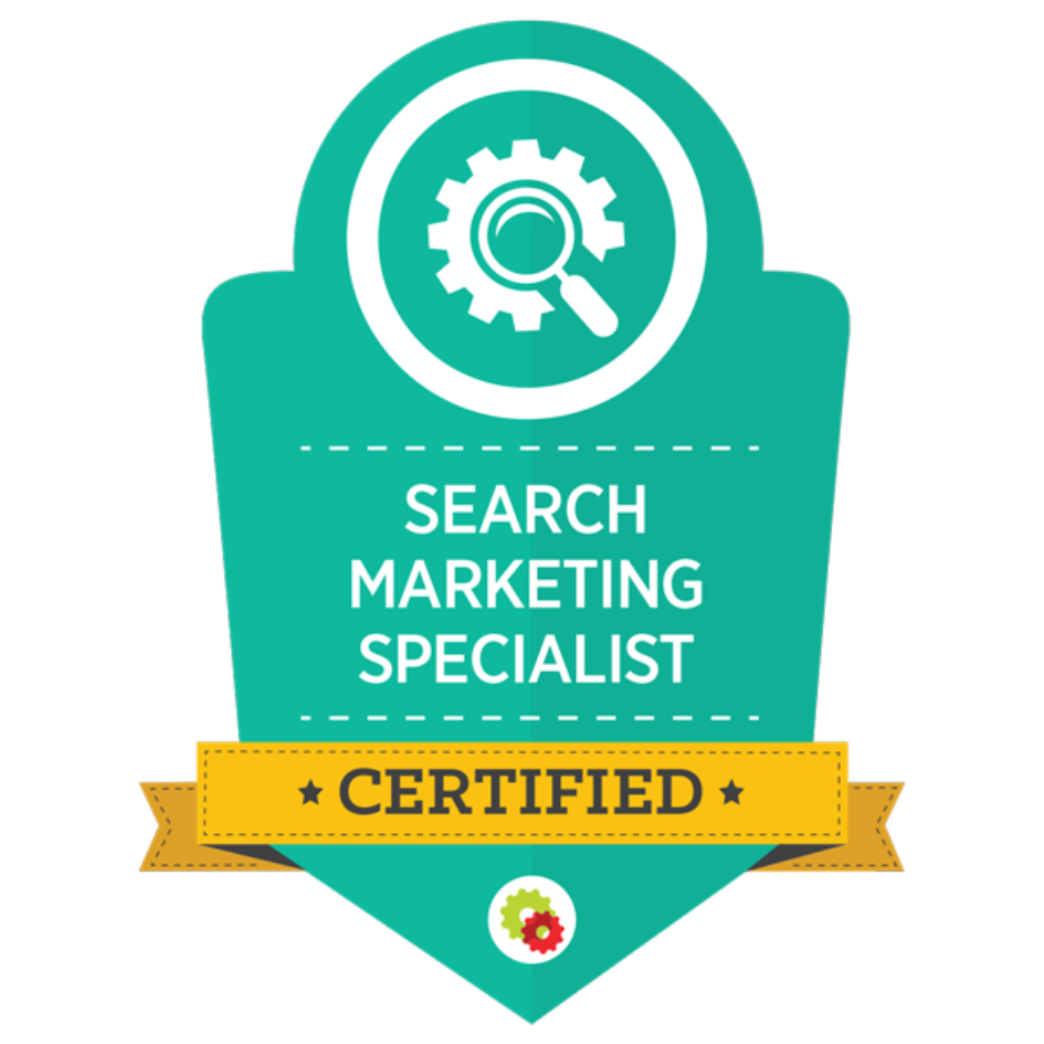 search marketing specialist certification badge from digital marketer for alex khleif